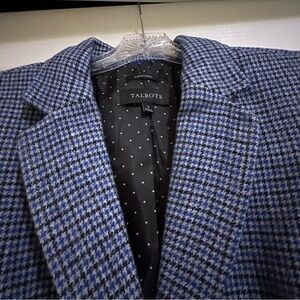 TALBOTS Aberdeen Blazer in Blue and Black Size 2